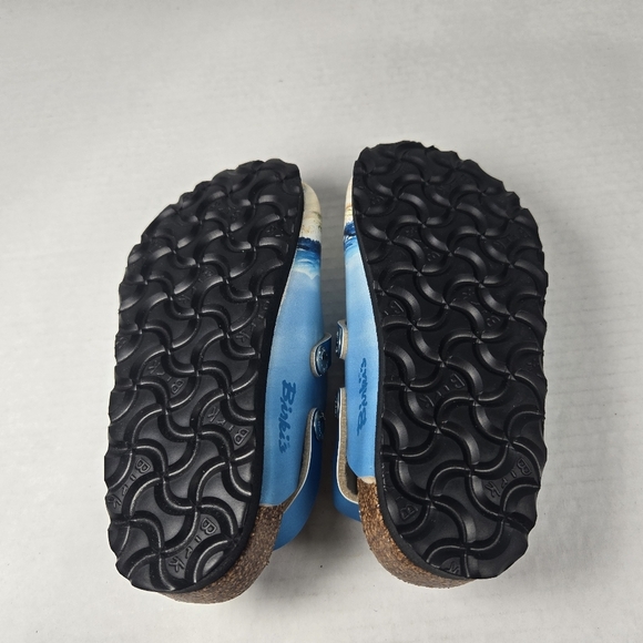 Birkenstock Birki's Unisex Kids Kay Birko Flor Seagull Slingback Clog Sz EU27 C9 - Picture 9 of 10